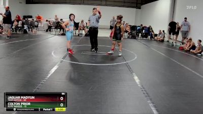 96 lbs Round 6 (8 Team) - Jaguar Madyun, Team Gotcha vs Colton Prior, Elite Squeeze