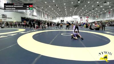 81 lbs Cons. Semi - Nicholas Maliarakis, Club Not Listed vs Enoch Otto, Revolution Elite Wrestling