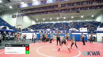 67 lbs Final - Cooper Ross, Tonkawa Takedown Club vs Heston Klinglesmith, Perry Wrestling Academy