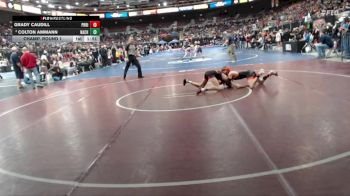 3A 106 lbs Champ. Round 1 - Colton Ammann, Nampa Christian vs Grady Caudill, Priest River