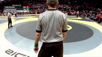 D1-190 lbs Champ. Round 1 - Carter Whaley, Oregon Clay vs Luke Mullins, Mount Vernon