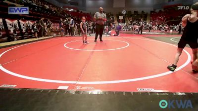 47-51 lbs Quarterfinal - Aeryn Jackson, Locust Grove Youth Wrestling vs Masyn Rumsey, Pawhuska Elks Takedown