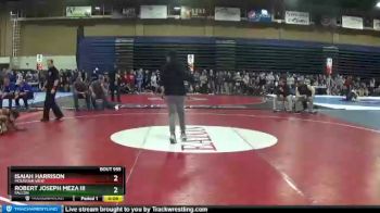 106 lbs Cons. Round 6 - Robert Joseph Meza III, Falcon vs Isaiah Harrison, Mountain View