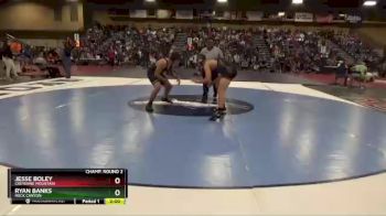 220 lbs Champ. Round 2 - Jesse Boley, Cheyenne Mountain vs Ryan Banks, Rock Canyon