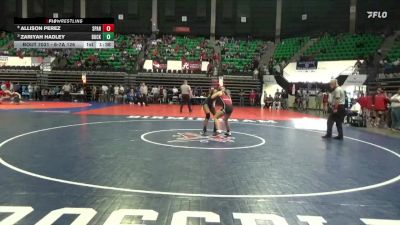 6-7A 126 Quarterfinal - Zariyah Hadley, Buckhorn vs Allison Perez, Sparkman