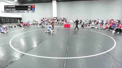 190 lbs Eli Leonard, Wisconsin Red vs Joseph Heim, Minnesota Blue