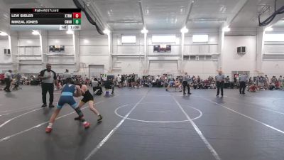 76 lbs Round 2 (8 Team) - Mikeal Jones, Contenders WA Blue vs Levi Sisler, Xtreme Team