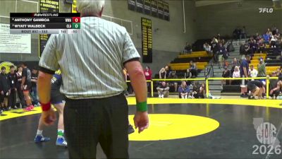 153 lbs Cons. Semi - Wyatt Walbeck, Clark vs Anthony Gamboa, Wright Wrestling Academy