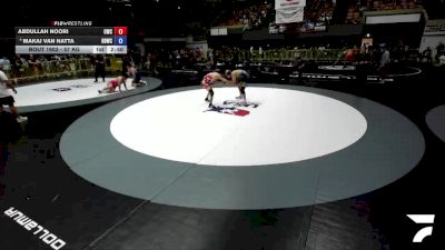 57 kg Champ. Round 1 - Abdullah Noori, United Wrestling Club vs Makai Van Natta, Hanford Bullpups Wrestling Club