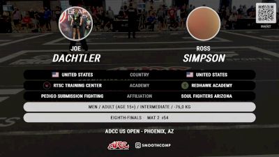 Ross Simpson vs Joe Dachtler 2024 ADCC Phoenix Open