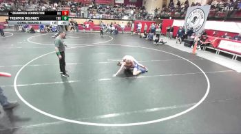 165 lbs Cons. Round 5 - Trenton DeLoney, Timberline High School vs Brakken Johnston, Highland