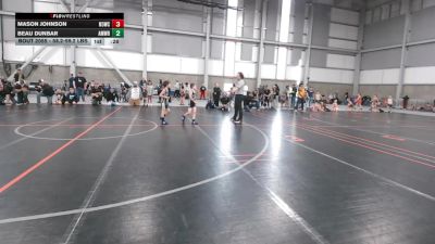 58.2-59.2 lbs Champ. Round 1 - Mason Johnson, NorthEast 509 Wrestling Club vs Beau Dunbar, Ambush Wrestling