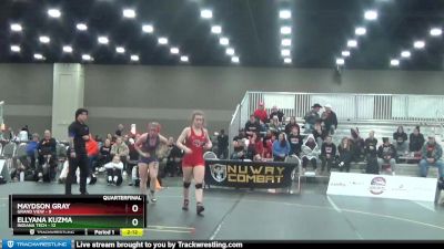 136 lbs Quarters & 1st Wb (16 Team) - Ellyana Kuzma, Indiana Tech vs Maydson Gray, Grand View