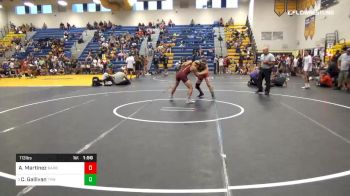 113 lbs Quarterfinal - Alexander Martinez, Barbara Goleman vs Corey Gallivan, Team Phoenix