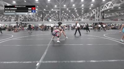 130 lbs Round 1 (6 Team) - Allie Carman, Venom Girls WC vs Brynn Ryan, PA West White
