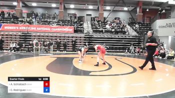 130 lbs Quarterfinal - Andrea Schlabach, Grand View vs Cristelle Rodriguez, Doane