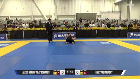 Emily Ann Allport vs Alexis Neriah Viray Edwards 2025 World IBJJF Jiu-Jitsu No-Gi Championship