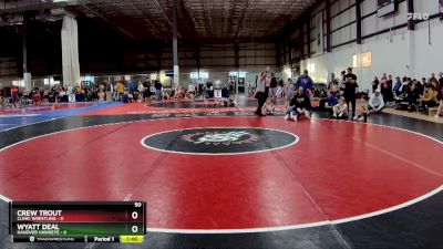 50 lbs Round 1 (6 Team) - Wyatt Deal, HANOVER HAWKEYE vs Crew Trout, CLINIC WRESTLING