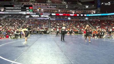 3A-126 lbs Quarterfinal - Christian Castillo, Ames vs Easton Jorgenson, Waverly-Shell Rock