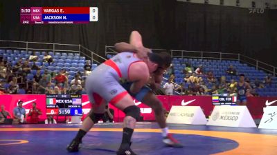 92 kg Round 2 - Nate Jackson, USA vs Erwin Vargas, MEX