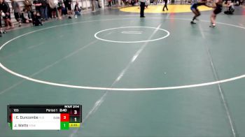 165 lbs Champ. Round 1 - Ethan Duncombe, Augustana (SD) vs Jamie Watts, York (Neb.)