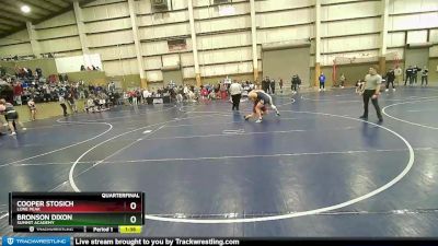 190 lbs Quarterfinal - Bronson Dixon, Summit Academy vs Cooper Stosich, Lone Peak