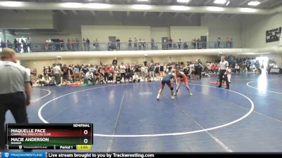 105 lbs Semifinal - Macie Anderson, Ravage vs Maquelle Pace, Champions Wrestling Club