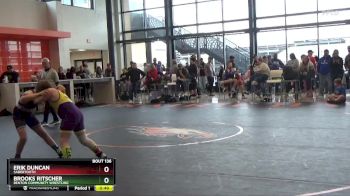 B-22 lbs Semifinal - Erik Duncan, Sabertooth vs Brooks Ritscher, Benton Community Wrestling