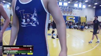 144 lbs Cons. Round 2 - Bryson Thompson, Winter Haven vs Jaymin Saunoris, Lemon Bay High School