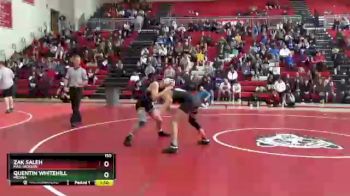 150 lbs Quarterfinal - Zak Saleh, Mas. Jackson vs Quentin Whitehill, Medina