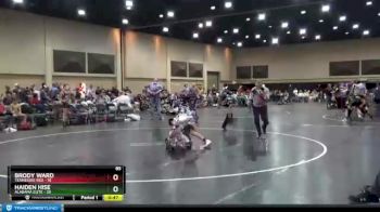 85 lbs Finals (2 Team) - Brody Ward, Tennessee Red vs Haiden Hise, Alabama Elite