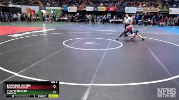 130 lbs Cons. Round 2 - Sampson Oliver, Ketchikan High School vs Tustin Keller, Soldotna