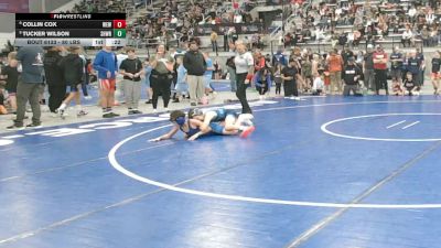 80 lbs Champ. Rd Of 16 - Collin Cox, Warden Elite Wrestling vs Tucker Wilson, Sherwood Wrestling