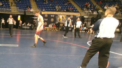 147 lbs 5th Place - Jeffrey Nicholson, Connellsville vs Luke Benedict, Wattsburg