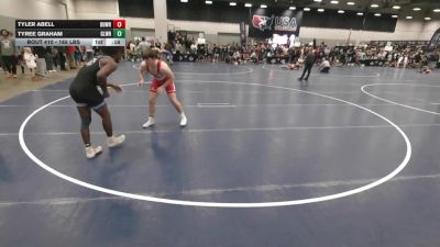 165 lbs Cons. Quarters - Tyler Abell, BullTrained Wrestling vs Tyree Graham, Gladiator Wrestling