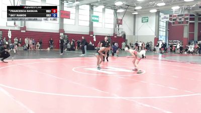 109 lbs Rr Rnd 1 - Francesca Dasilva, Wrestling University vs Sky Ramos, Goldenbacks Rtc