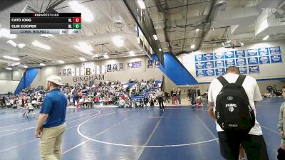76 lbs Cons. Round 3 - Clin Cooper, Champions Wrestling Club vs Cato Iorg, Northside Wrestling Club