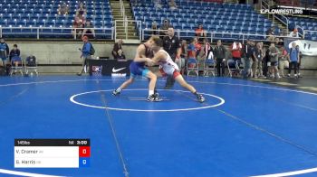 145 lbs Rnd Of 128 - Vincent Cramer, Alaska vs Sam Harris, Oklahoma