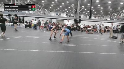 98 lbs Round 5 (6 Team) - Tommy Narcisi, Seagulls WC vs Rhys Schaffer, Steller Trained Caij Vanda