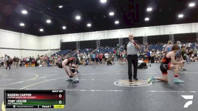 155 lbs Cons. Round 4 - Toby House, Mat Monstars vs Kadein Carter, Carter Wrestling Academy