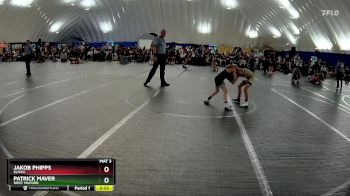 56-60 lbs Quarterfinal - Patrick Maver, West Milford vs Jakob Phipps, Slivka