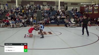 152 lbs Semifinal - Ethan Mojena, Lake Highland Prep vs Christopher Mance, Lovett