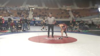 122-D2 Champ. Round 1 - Xavier Reynoso-Carrola, McClintock High School vs Josiah Buchanan, Mountain View (Marana) High School