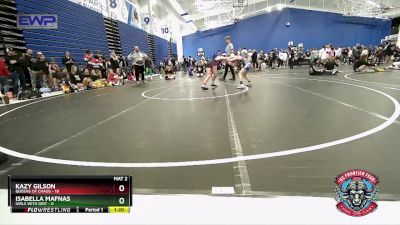 65 lbs Placement (4 Team) - Kazy Gilson, Queens Of Chaos vs Isabella Mafnas, Girls With Grit