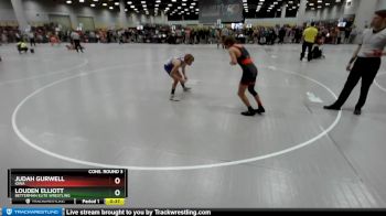 120 lbs Cons. Round 3 - Judah Gurwell, Iowa vs Louden Elliott, Betterman Elite Wrestling