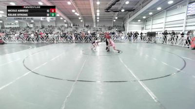100 lbs Consi Of 16 #2 - Nicole Abrego, KS vs Kelsie Strong, NH