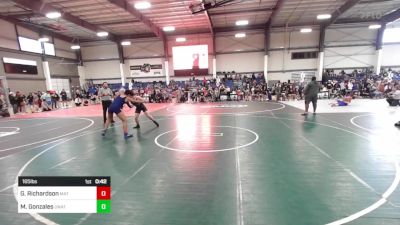 165 lbs Consi Of 16 #2 - Giovanni Richardson, Mat Mavericks vs Maximus Gonzales, Unattached