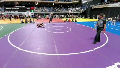 5A 120 lbs Cons. Round 2 - Chuck Stevens, Leander Rouse vs Jayden Strauss, El Paso Chapin