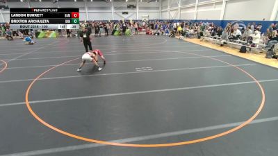 100 lbs Cons. Round 3 - Landon Burkett, Unattached vs Brixton Archuleta, Unattached
