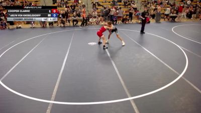 106 lbs Champ. Round 1 - Cooper Clarke, IL vs Arlyn Von Knobelsdorff, MN